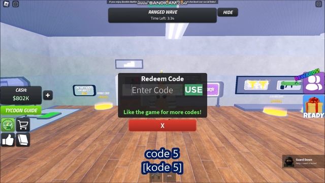 *NEW UPDATE CODES* [UPD] Zombie Battle Tycoon ROBLOX | ALL CODES | April 30, 2023 смотреть онлайн