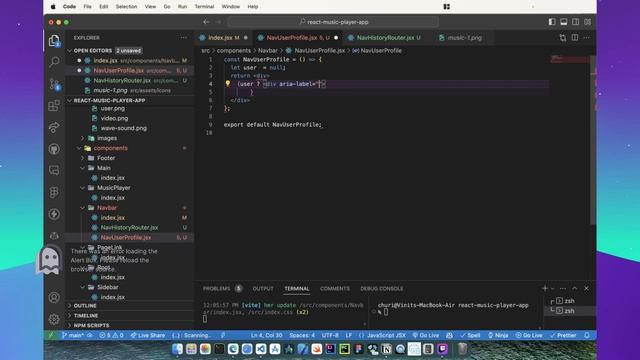 react music player app смотреть онлайн
