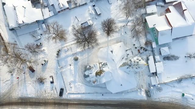 DJI PHANTOM 3. ЦЕРКОВЬ ЗИМОЙ.ИОАННО-ПРЕДТЕЧЕНСКАЯ ЦЕРКОВЬ В КОЛОМНЕ. СТАРЫЕ ГОРОДИЩИ. смотреть онлайн