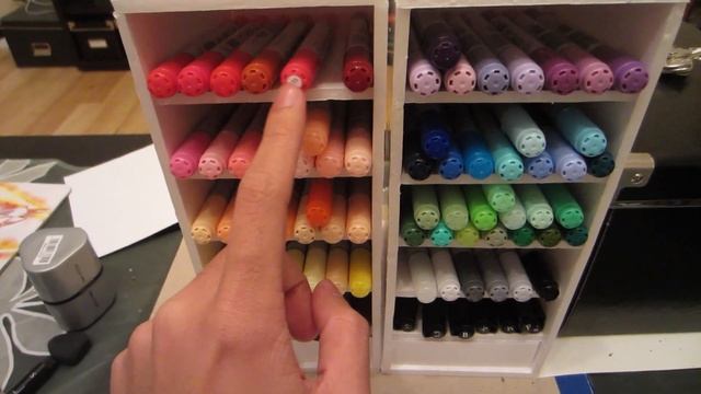 Copic Marker update + New Copic storage system смотреть онлайн