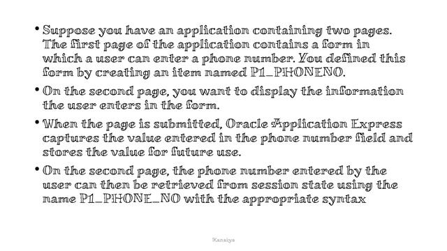 What is Oracle Apex Session State смотреть онлайн