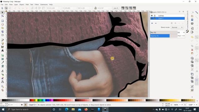 Create Basic Vector Line Art | Inkscape смотреть онлайн