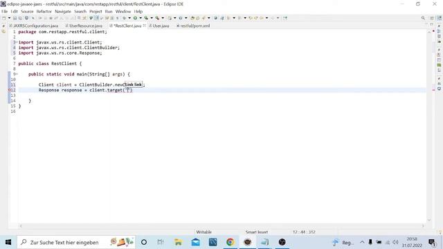 Jax Rs Client Einführung | Rest Java EE смотреть онлайн