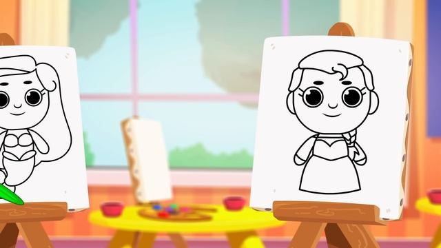 Disney PRINCESSES, wanna dress like one? | Cartoons for Kids | Groovy the Martian смотреть онлайн
