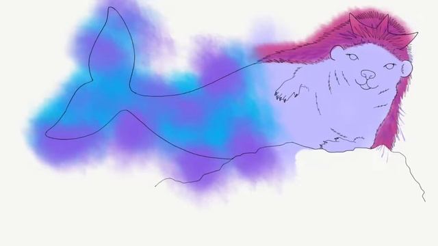 Creating the Hedgehog Mermaid in Photoshop Sketch смотреть онлайн