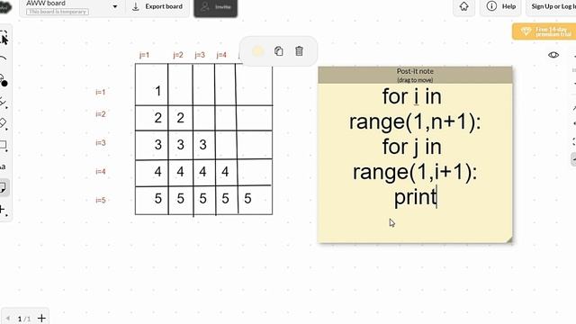 How to print Number Pattern in Python (Part 2) смотреть онлайн