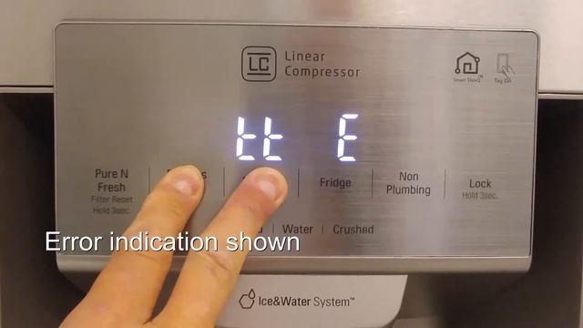 [LG Refrigerator] - How To Show Errors On The Side-by-Side Display