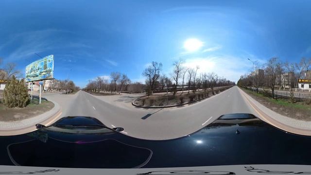город Кунаев (Капчагай). Проспект Кунаева ? обзорное 360° видео (Insta360 ONE X2)