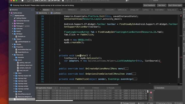 Xamarin Android Native SQLITE parte 5 ListView Adapter parte 2 смотреть онлайн