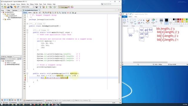 Java Tutorial 37 - Ragged Arrays смотреть онлайн
