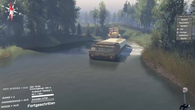 Spintires | Mods | DT 30 Vityaz vs. Flood | #2 смотреть онлайн