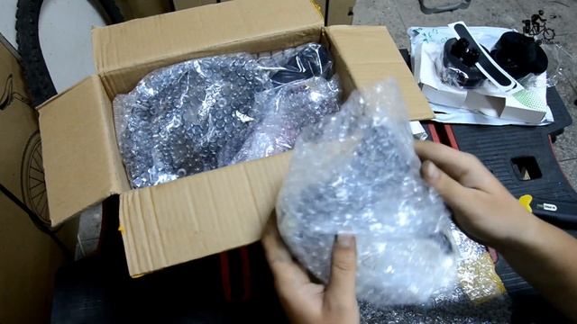 групсeт SHIMANO sora и обмотка руля RockBros Посылки с AliExpress смотреть онлайн