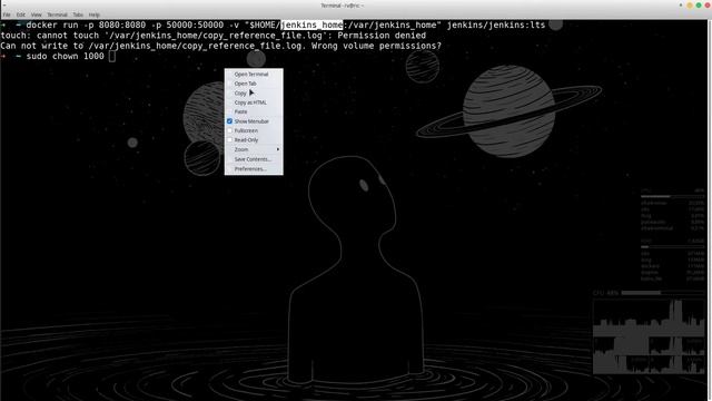 Jenkins - 02 - Installing the master node with one docker command смотреть онлайн