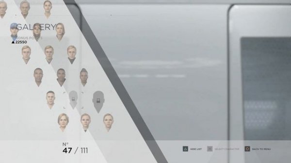 All Skins/Outfits/Characters in the Gallery - DETROIT BECOME HUMAN