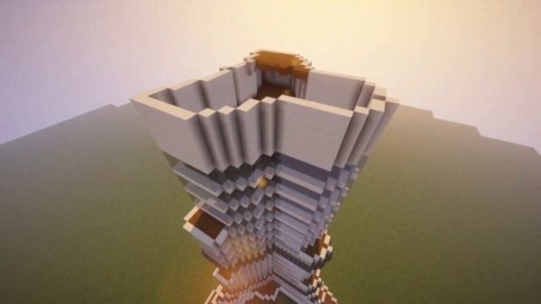 Строительство Burj Khalifa в Minecraft от GSHDFTW | Time Lapse