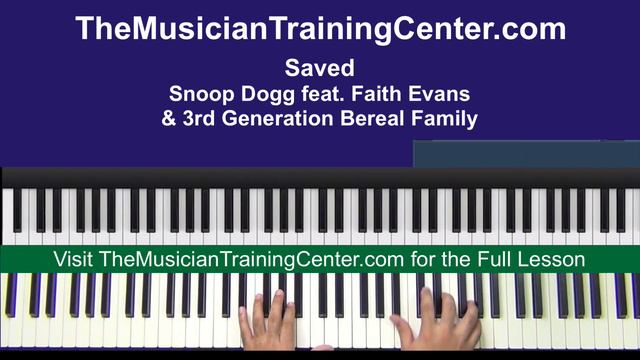 Piano: How to Play "Saved" by Snoop Dogg feat. Faith Evans & 3rd Generation Bereal Family смотреть онлайн
