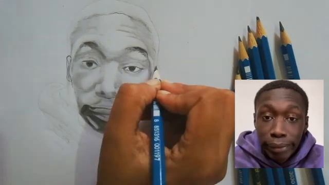 Khaby Lame | Pencil sketch | Face drawing | Trace and Transfer смотреть онлайн