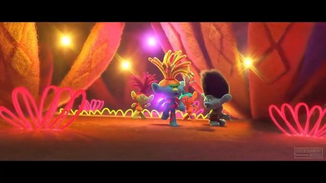 Trecillo- Reggaeton Trolls World Tour Dance Scene- J Balvin Mi Gente смотреть онлайн