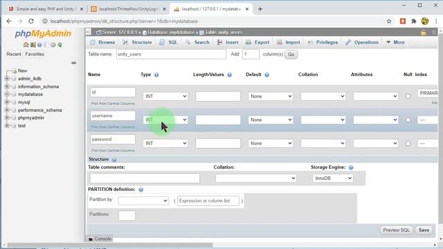 Unity & PHP Login Logout and Register Part 4 - Inserting registration data into database смотреть онлайн