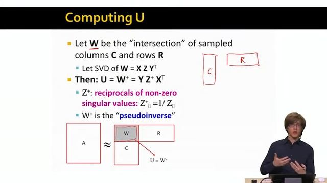 Lecture 52 — The CUR Algorithm (Advanced) _ Stanford University смотреть онлайн