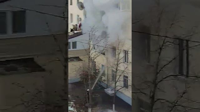 Пожар в Самаре около Самарской площади смотреть онлайн