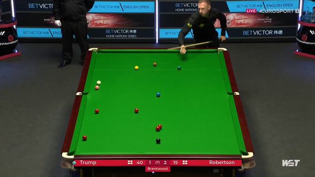 Judd Trump vs Jimmy Robertson - English Open Snooker 2023 - Third Round смотреть онлайн
