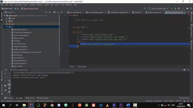 19. Belajar Kotlin - When Expression (Kotlin Switch Case) смотреть онлайн