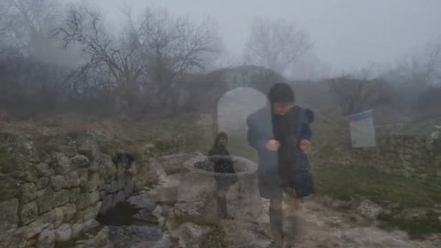 Крым. Свято Успенский монастырь и пещерный город Чуфут Кале. смотреть онлайн