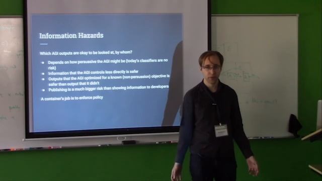 Jim Babcock – The AGI Containment Problem – CSRBAI 2016 смотреть онлайн
