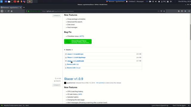 Stacer install in Kali (System optimizer & Monitor) смотреть онлайн