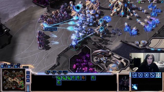 Starcraft 2 Mothership?? Road to Gold 1 with Protoss смотреть онлайн