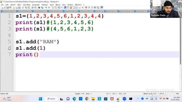 What is set in python, what is dict in Python , set and dict datatye in Python , Day18 смотреть онлайн