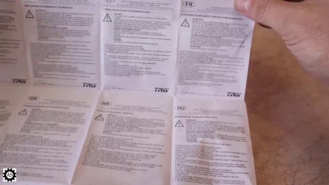 Тормозные колодки TRW! Как отличить подделку? смотреть онлайн