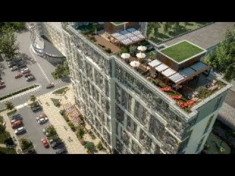 Строительство террасы и монтаж пергол на крыше 18-этажного дома смотреть онлайн