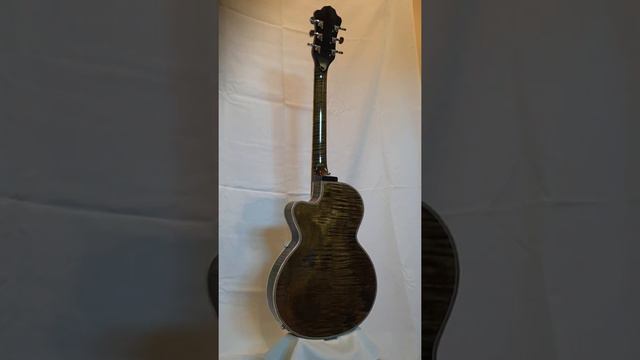 Terrific custom green archtop / handcrafted by sabolovic guitars смотреть онлайн