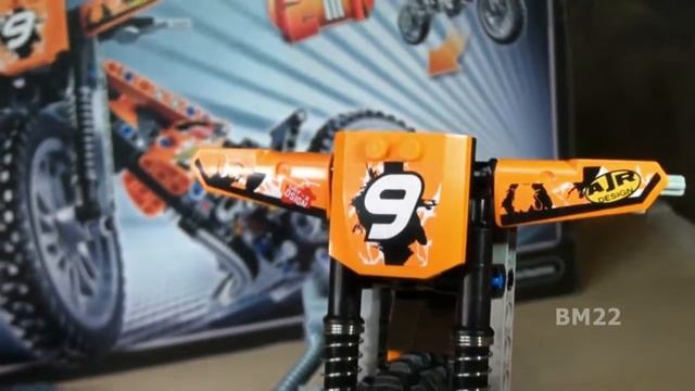 LEGO Technic 2in1 Moto Cross Dirt Bike Set 42007 Brick Set Toy Review смотреть онлайн