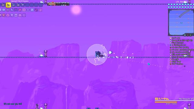 Terraria Calamity Mod [Devourer of God Fight Revengence] смотреть онлайн