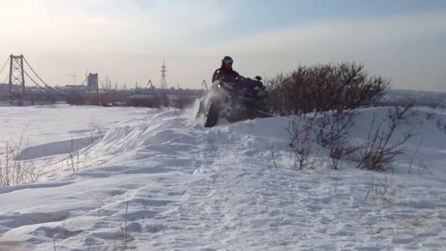 CFMOTO в снегу! смотреть онлайн