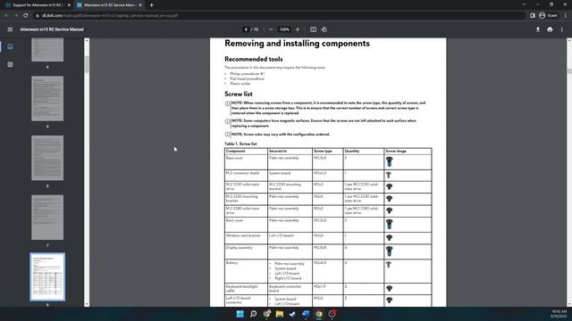 Alienware Service Manual Overview смотреть онлайн