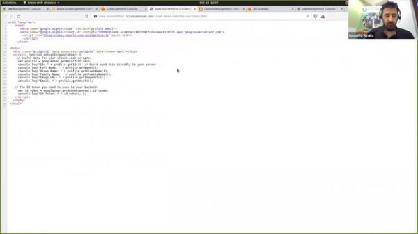Using AWS Lambda with Google SignIn