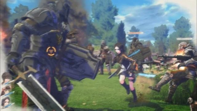 Valkyria Chronicles Azure Revolution Gameplay смотреть онлайн