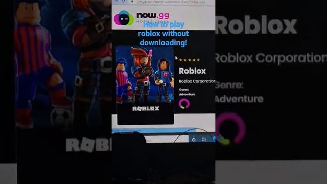 How to play roblox without downloading! hope this helps! смотреть онлайн