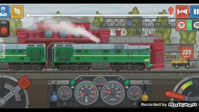 работаю машинистом 2тэ116 в Train Simulator 2D