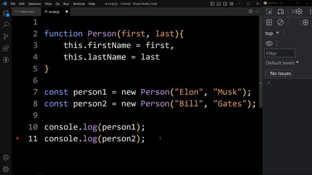 JavaScript Object Constructors | JavaScript Constructor Function Tutorial For Beginners смотреть онлайн