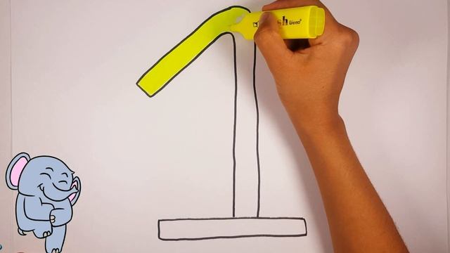 Drawing a picture of one | Нарисуй картинку числа 1 | dessiner un nombre 1 смотреть онлайн