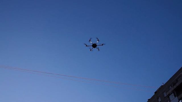 Тест гексакоптера в режиме GPS/BARO_2 смотреть онлайн