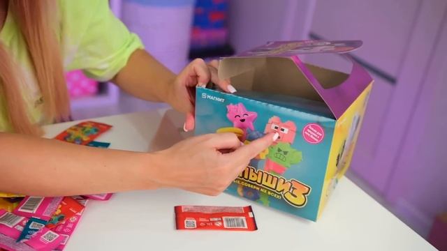 СКРЕПЫШИ 3! У меня Вся КОЛЛЕКЦИЯ и Редкий ВИП Скрепыш! Обзор Акция МАГАЗИН МАГНИТ! Алиса Лисова смотреть онлайн