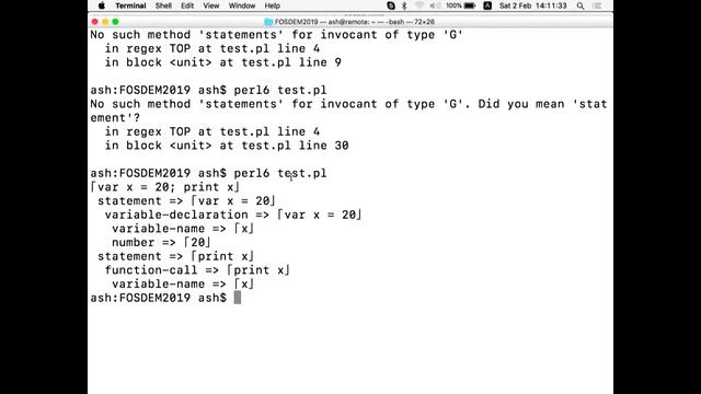 Perl 6 as a new tool for language compilers Using Perl 6 grammars to design and implement a program смотреть онлайн