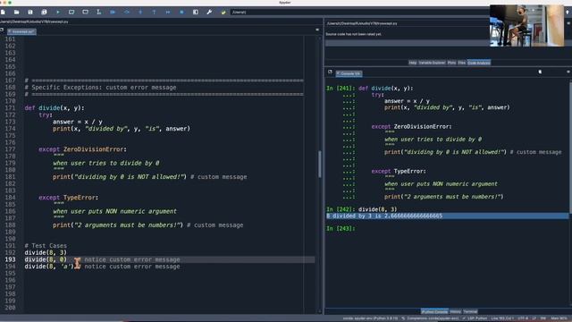 #Python | Try Except statements | #TryExcept #PythonException #ExceptionHandling смотреть онлайн