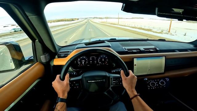2023 Land Rover Defender 110 P400 X - POV Test Drive 3D Audio смотреть онлайн